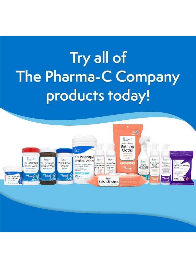 Pharma-C-Wipes The Pharma-C Company 3% Hydrogen Peroxide Wipes [40 wipes] - First Aid. H202 Skin Safe Antiseptic Wound Cleaner. - Image 4
